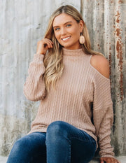 Taupe it up sweater